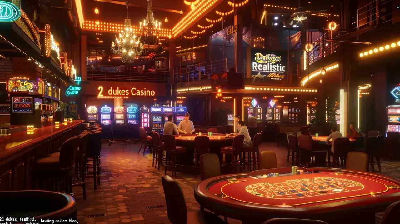 Intérieur d’un casino en ligne moderne
